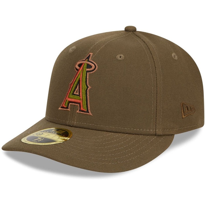 New Era Los Angeles Angels Rustic Fall Low Profile 2023 59FIFTY Fitted Hat