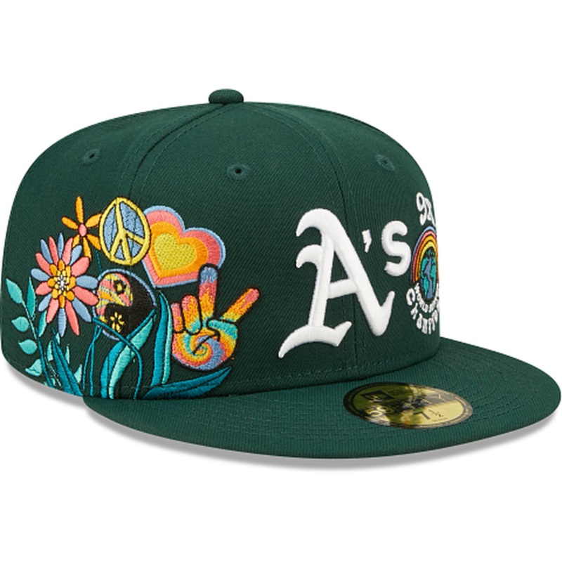 New Era Oakland Athletics Groovy 2022 59FIFTY Fitted Hat