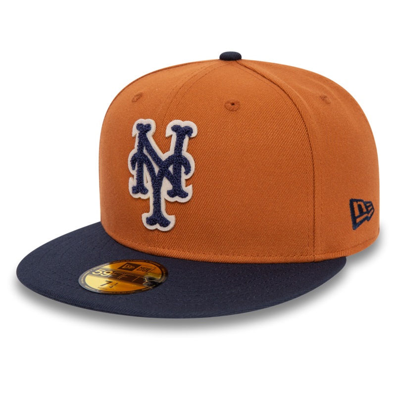New York Mets 59FIFTY Boucle Brown Cap 7