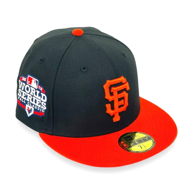 SAN FRANCISCO GIANTS “2012 WORLD SERIES” NEW ERA 59FIFTY FITTED (GREY UNDER VISOR)) 67/8