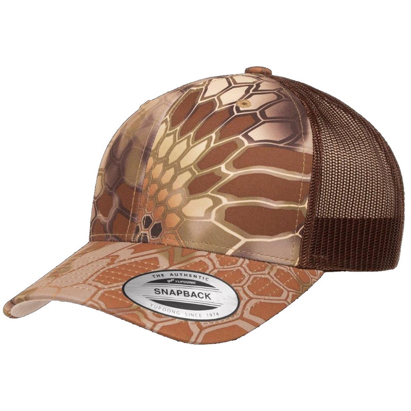 YP Classics Kryptek Trucker Hat – Brown Adjustable