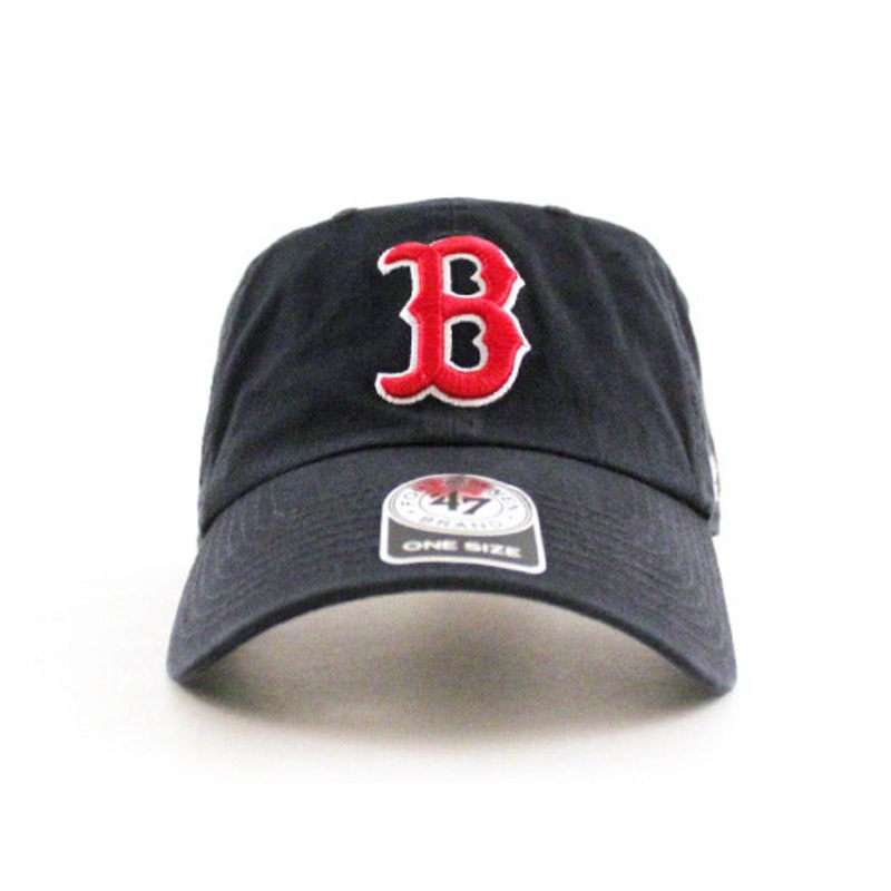 Boston Redsox 47 Brand Clean Up Dad Hats (Team Colors) One Size