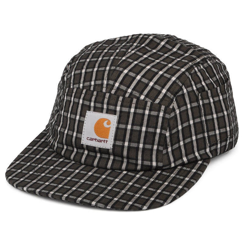 Carhartt WIP Hats Dryden Check Cotton Seersucker 5 Panel Cap – Cypress Adjustable