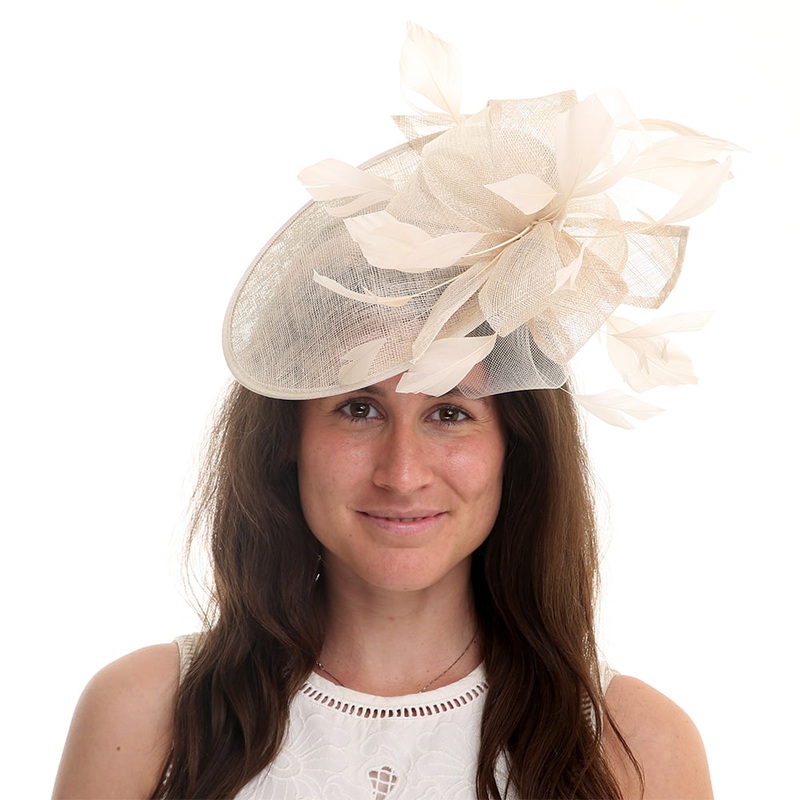 Jane Anne Designs Jennifer Disc Fascinator – Champagne 1-Size