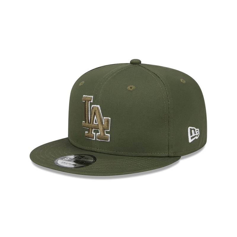 Los Angeles Dodgers 9FIFTY Side Patch Script Olive Cap S-M