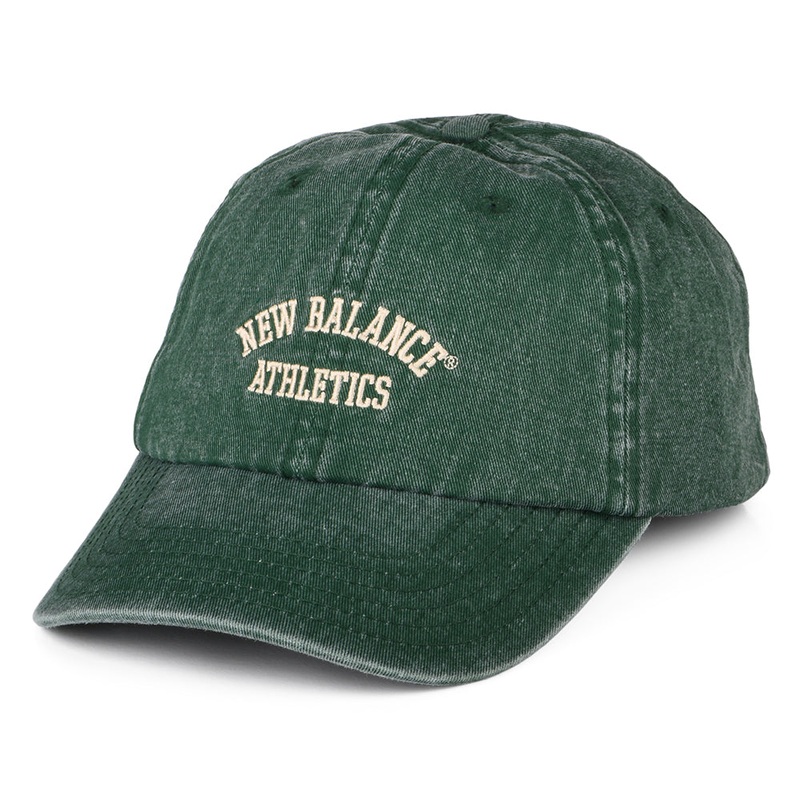 New Balance Hats Seasonal Washed Cotton Baseball Cap – Green Adjustable