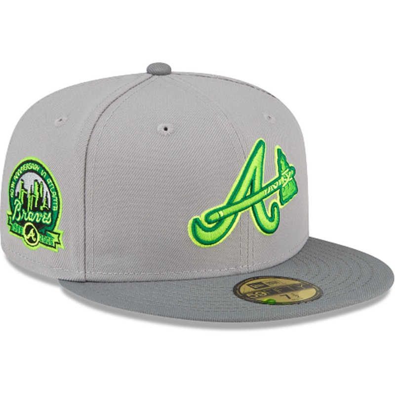 New Era Atlanta Braves Storm Gray 2022 59FIFTY Fitted Hat