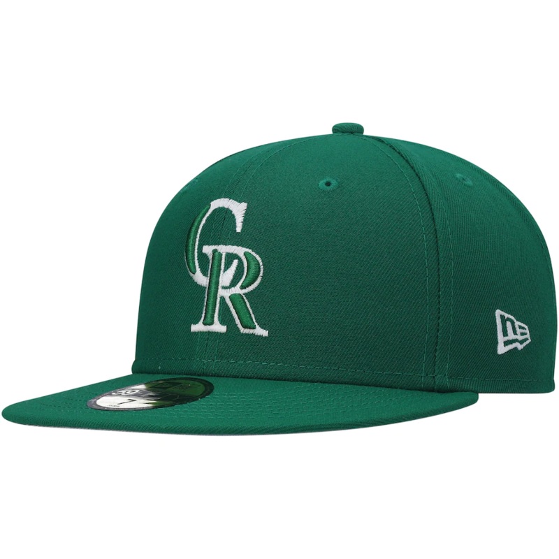 New Era Colorado Rockies Kelly Green Logo 59FIFTY Fitted Hat