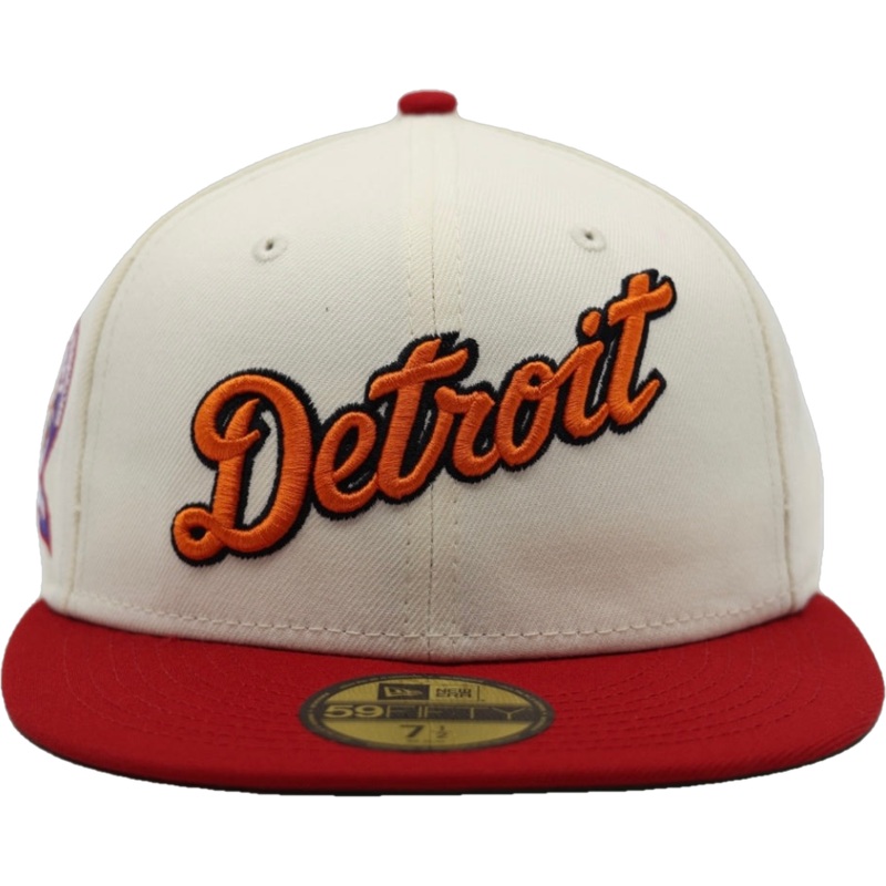 New Era Detroit Tigers “Netherlands” Chrome/Red/Orange 50th Anniversary 59FIFTY Fitted Hat