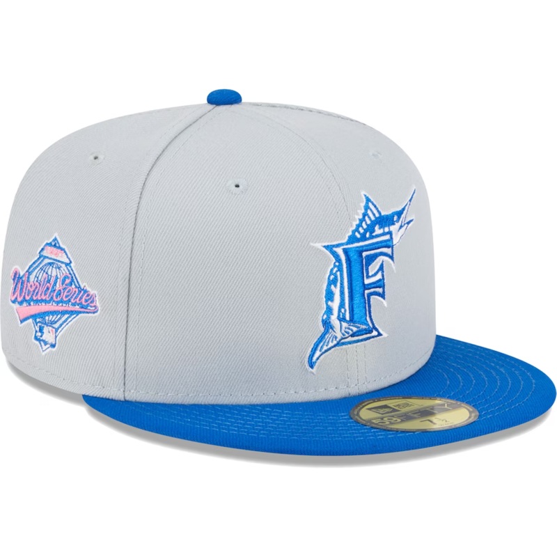 New Era Florida Marlins Gray/Blue Dolphin 2023 59FIFTY Fitted Hat