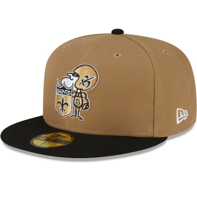 New Era New Orleans Saints Throwback 2023 59FIFTY Fitted Hat