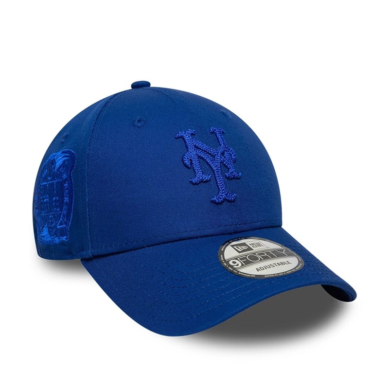 New York Mets MLB Subway Series Tonal Logo Blue 9FORTY Adjustable Cap OSFM