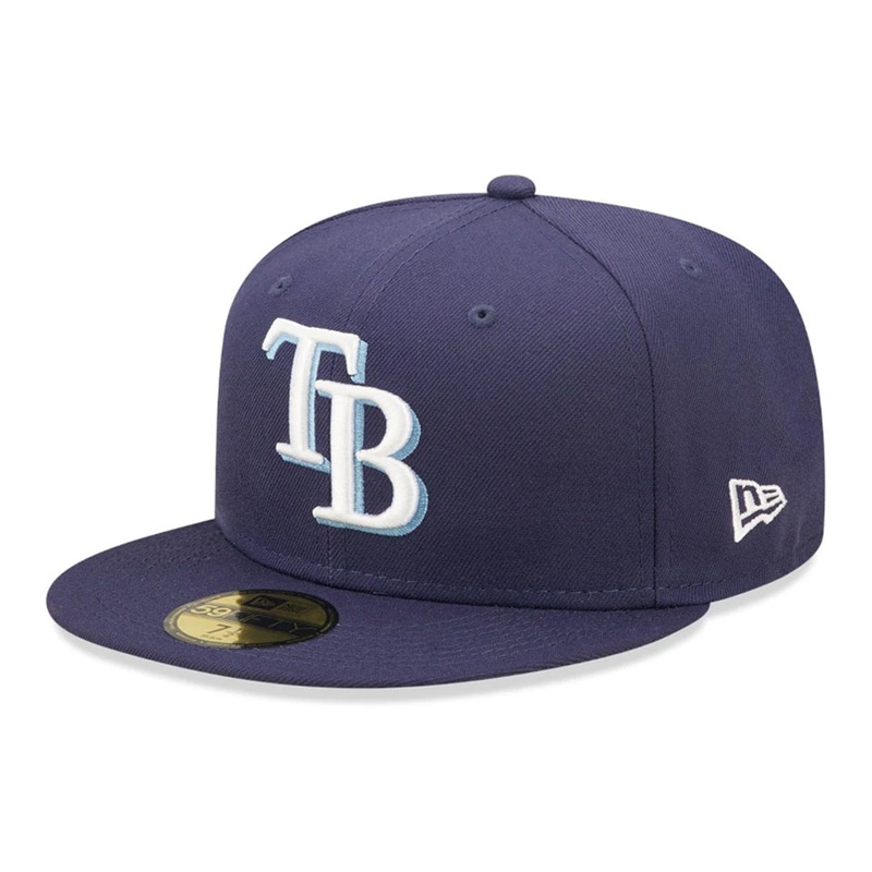Tampa Bay Rays Authentic On Field Navy 59FIFTY Cap 6 7/8