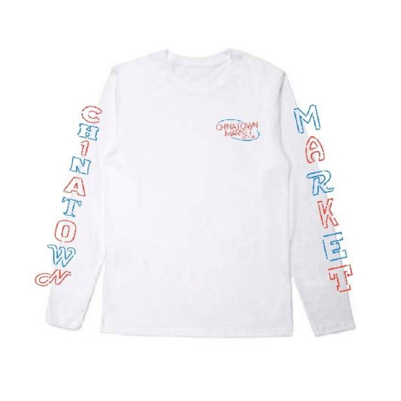 Chinatown Market Open Long Sleeve (White) m