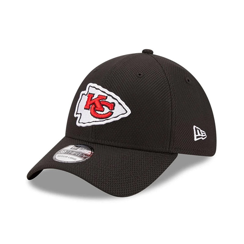 Kansas City Chiefs 39THIRTY Diamond Era Black Cap M-L