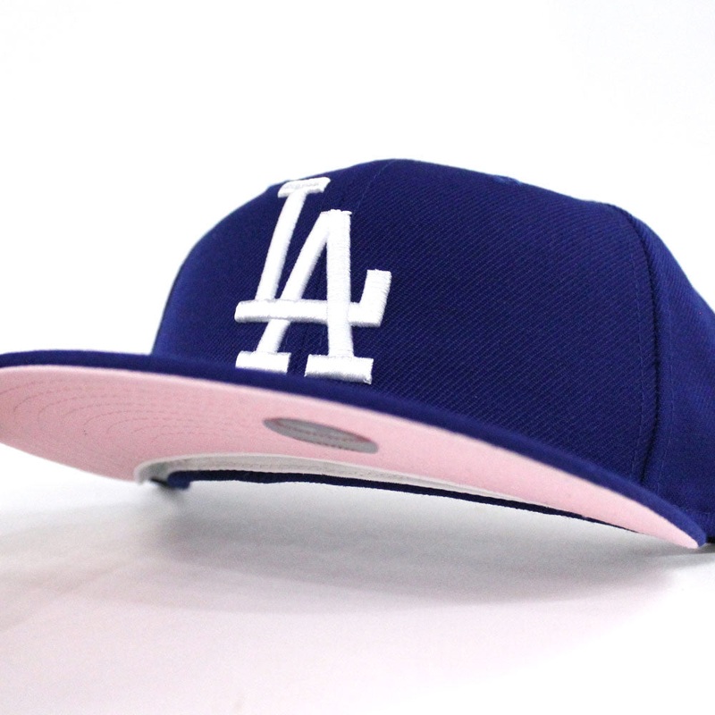Los Angeles Dodgers 1980 All Star Game New Era 59Fifty Fitted Hat (Blue Pink Under Brim) 6 7/8