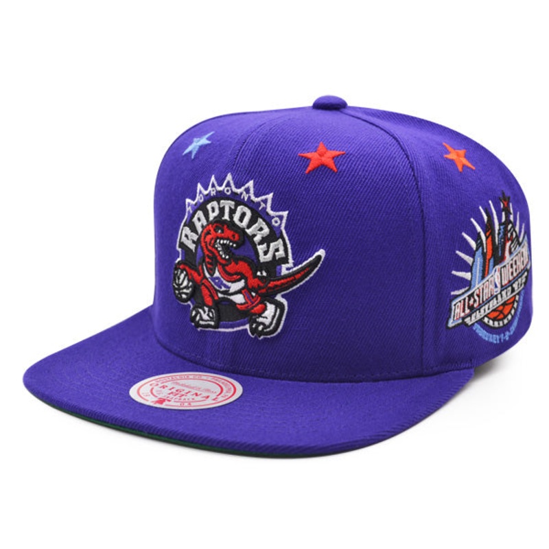 Toronto Raptors NBA 1997 TOP-STAR Mitchell & Ness Snapback Hat – Purple/Red
