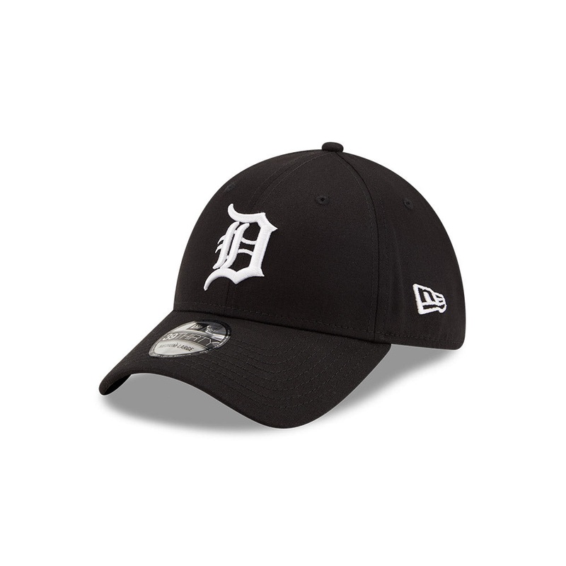 Detroit Tigers 39THIRTY Colour Essential Black Cap M-L