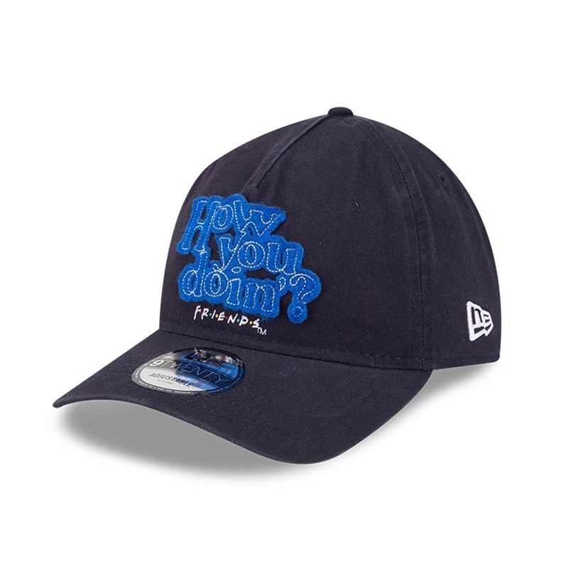 Friends Navy 9TWENTY A-Frame Adjustable Cap OSFM