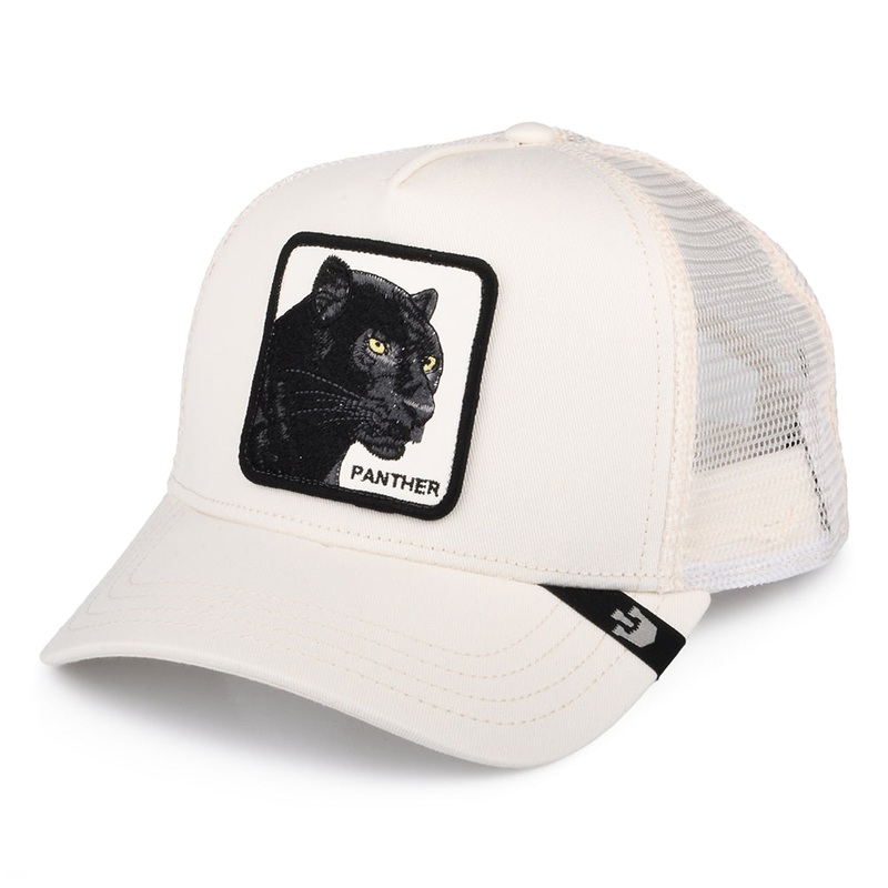 Goorin Bros. Black Panther Trucker Cap – White Adjustable