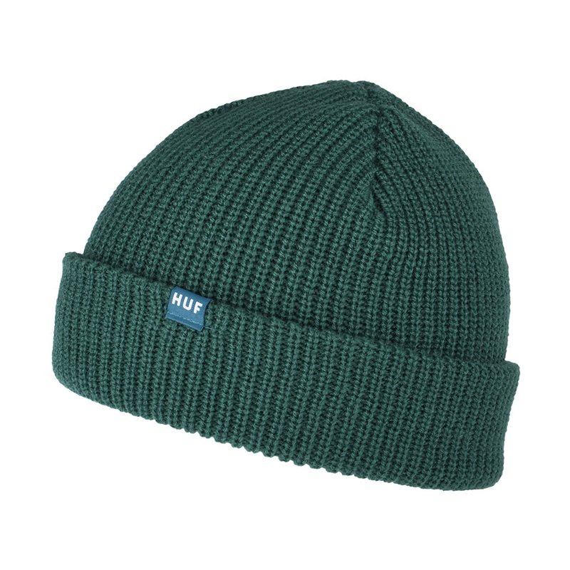 HUF Usual Fisherman Beanie Hat – Pine Green 1-Size