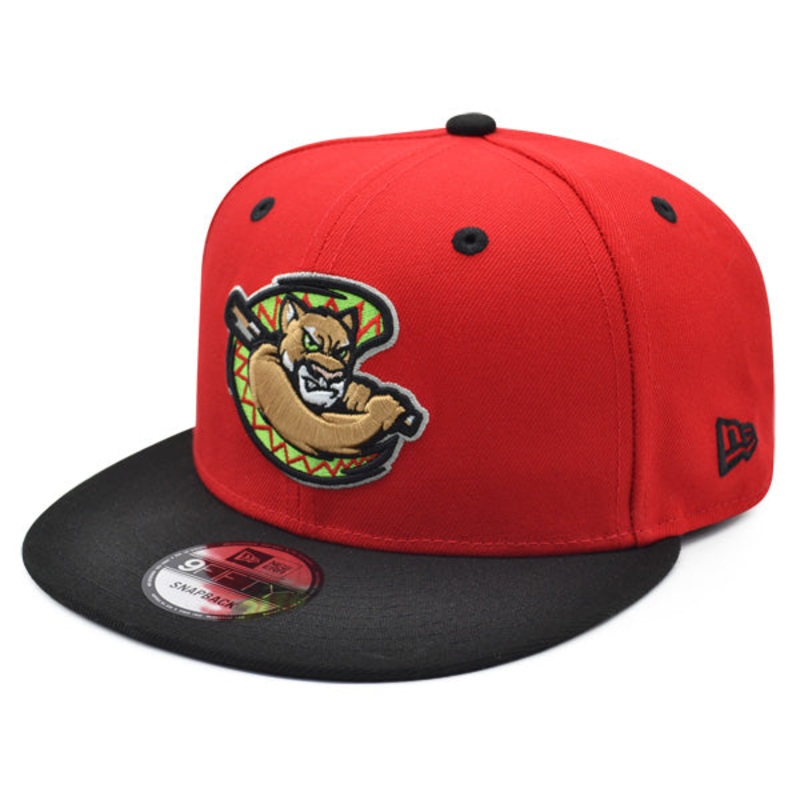 Kane County Cougars New Era Copa de la Diversion (FUN CUP) 9FIFTY Snapback Hat – Red/Black