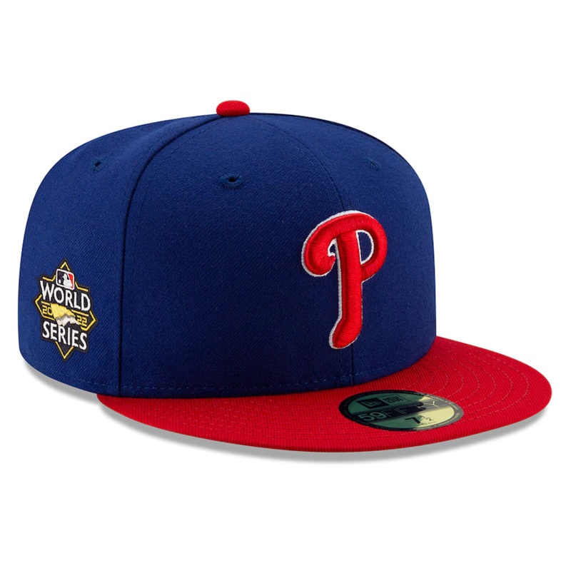 New Era Philadelphia Phillies Royal/Red 2022 World Series 59FIFTY Fitted Hat