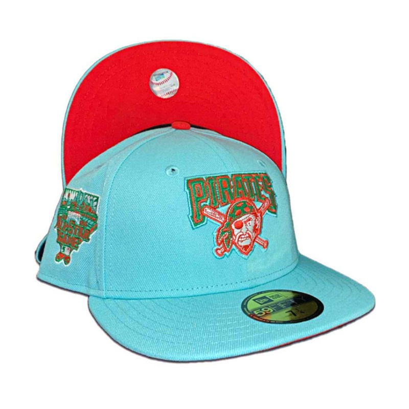 New Era Pittsburgh Pirates Mint/Lava 2006 All-Star Game 59FIFTY Fitted Hat