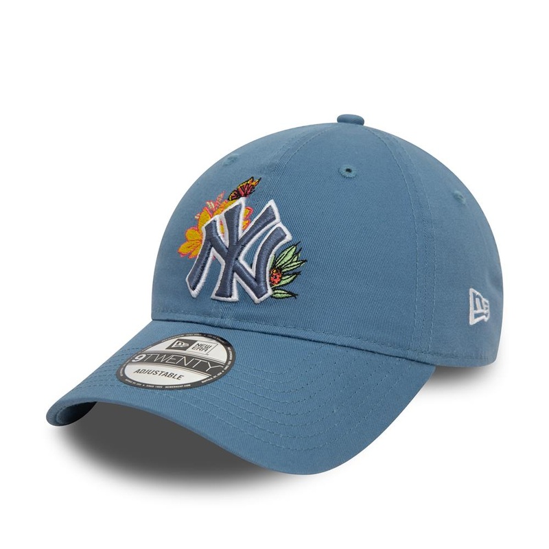 New York Yankees 9TWENTY MLB Floral Blue Cap One Size