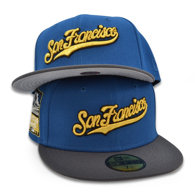 San Francisco Giants 2007 ALL-STAR GAME Exclusive New Era 59Fifty Fitted Hat – Seashore/Dark Graphite 7