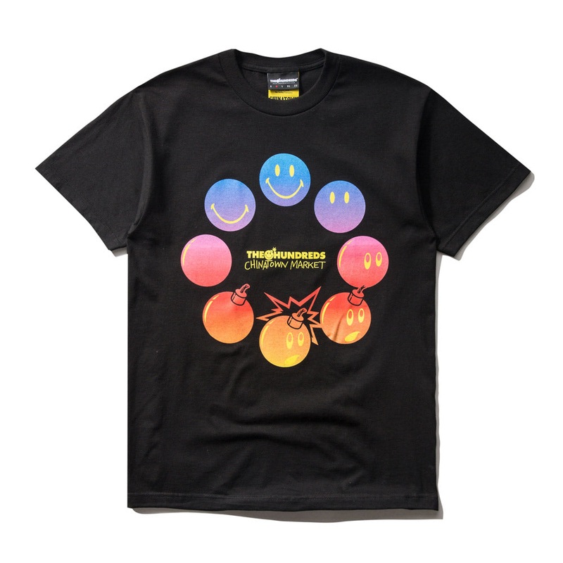 The Hundreds x Chinatown Market Cycle Adam T-Shirt (Black) m
