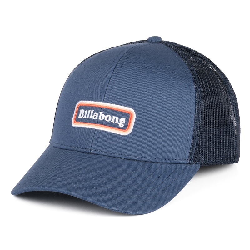 Billabong Hats Walled Trucker Cap – Dark Blue Adjustable