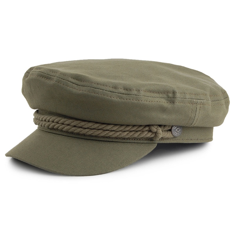 Brixton Hats Fiddler Cap II – Olive Small-56cm