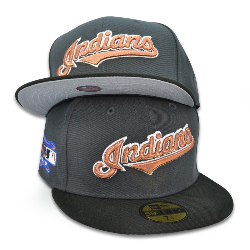 Cleveland Indians 2019 ALL-STAR GAME Exclusive New Era 59Fifty Fitted Hat – Graphite/Black 6 7/8