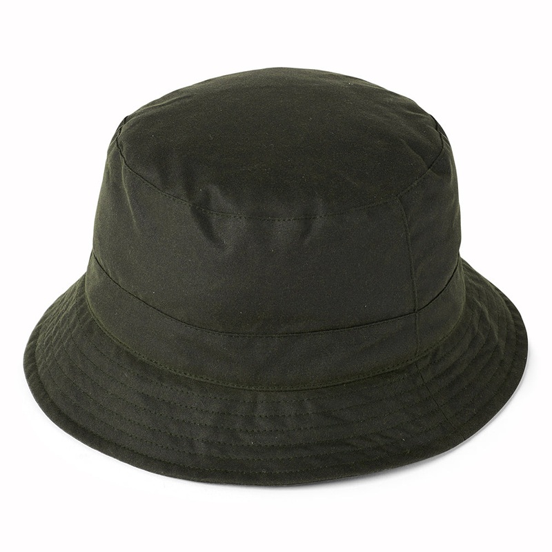 Failsworth Hats British Waxed Cotton Bucket Hat – Olive S