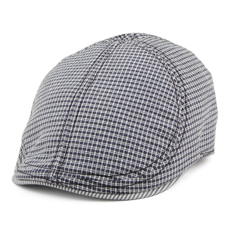 Goorin Bros. Fridays Chequered Flat Cap – Grey S