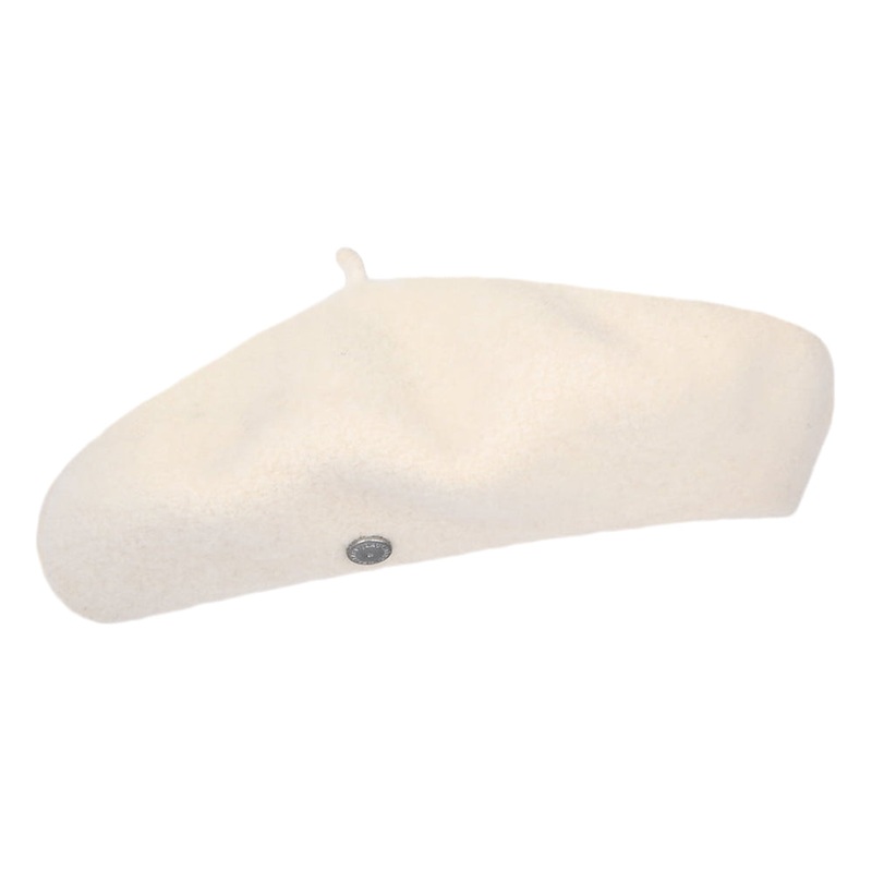 Hritage par Laulhre Hats Authentique Merino Wool Beret – Natural 1-Size