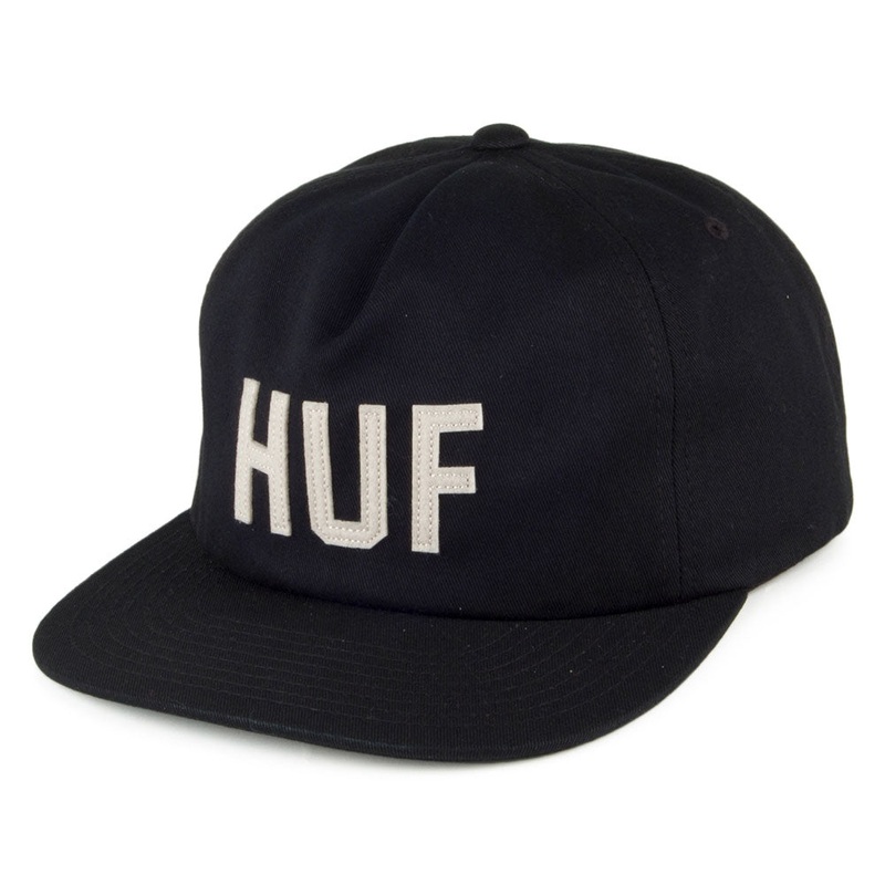 HUF Corps Snapback Cap – Black Adjustable