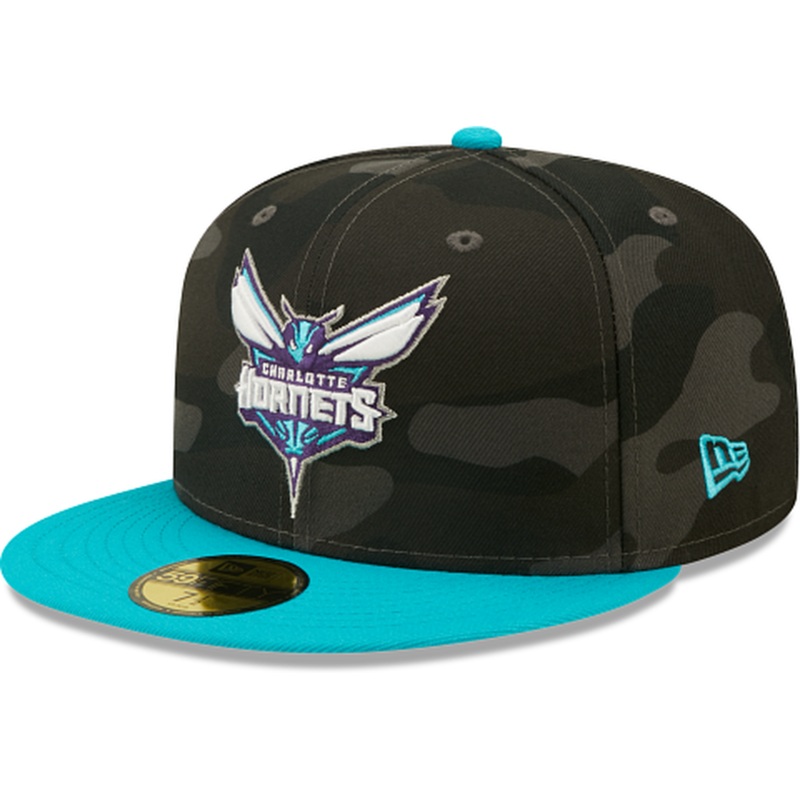 New Era Charlotte Hornets Lifestyle Camo 59FIFTY Fitted Hat