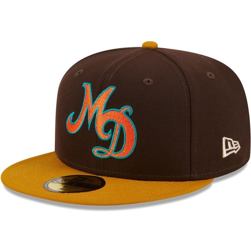New Era Miami Dolphins Burnt Wood 2023 59FIFTY Fitted Hat