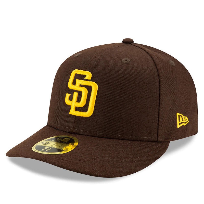 New Era San Diego Padres Brown Authentic Low Profile 59FIFTY Fitted Hat