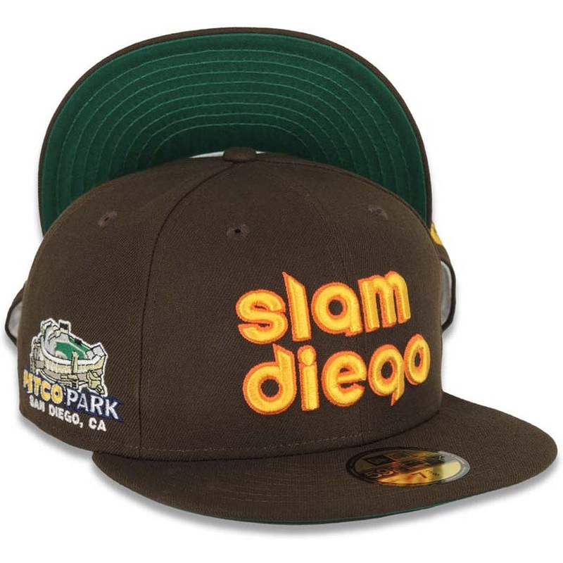 New Era Slam Diego Padres Petco Park Walnut/Orange 59FIFTY Fitted Hat