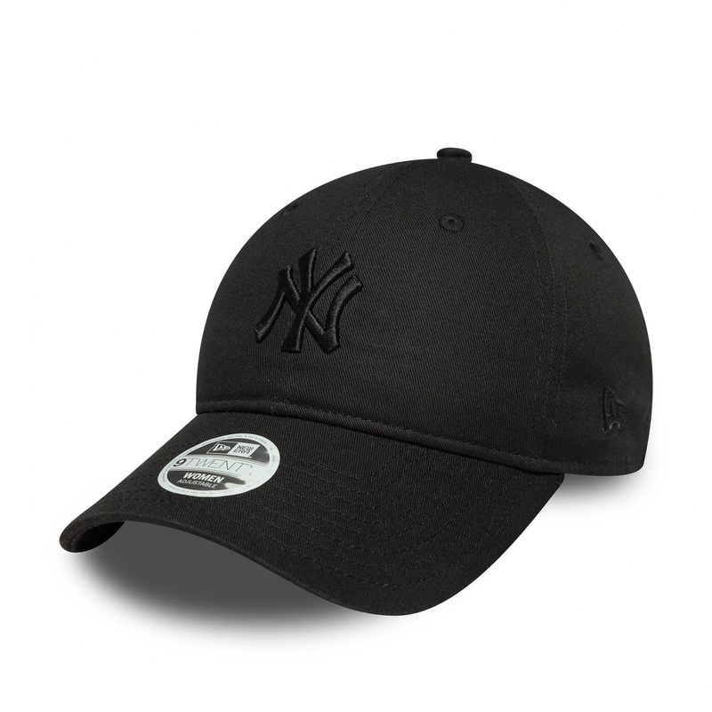 New York Yankees 9TWENTY Womens Bow Back Black Cap One Size