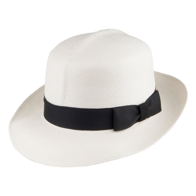 Olney Hats Folder Brisa Panama Hat with Black Band – Bleach 55