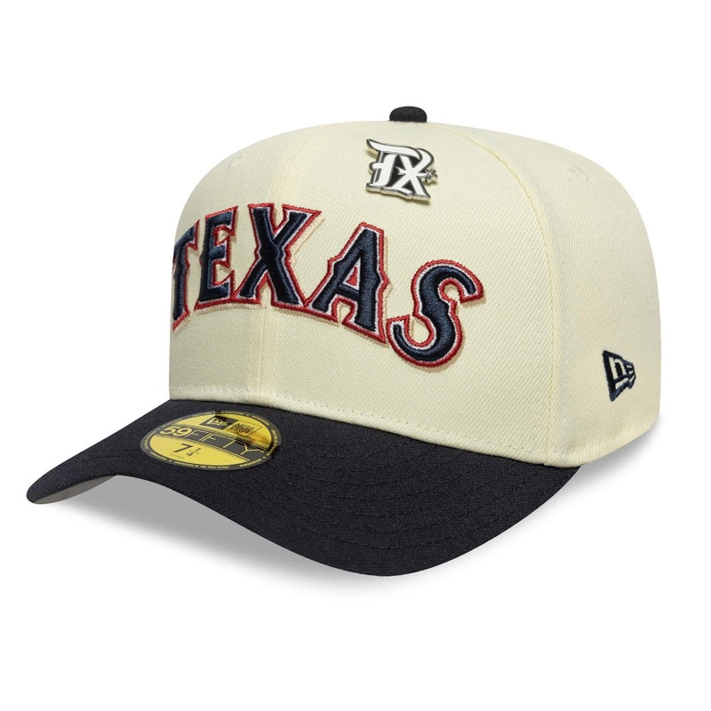 Texas Rangers 59FIFTY Pre Curved MLB All Star Game Pin Stone Cap 6-7/8