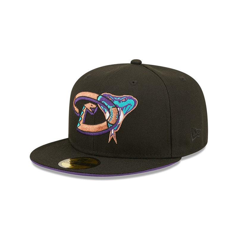 Arizona Diamondbacks 59FIFTY Team Colour Split Black Cap 6-7/8