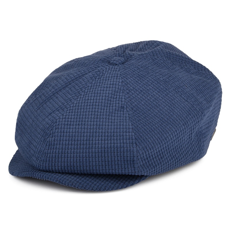 Brixton Hats Brood Waffle Corduroy Newsboy Cap – Blue Small-56cm