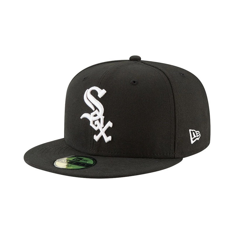 Chicago White Sox Authentic On Field Game Black 59FIFTY Cap 6 7/8