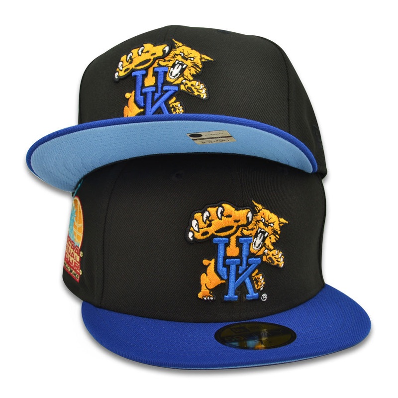 Kentucky Wildcats 1996 FINAL FOUR Exclusive New Era 59Fifty Fitted NCAA Hat – Black/Royal 7