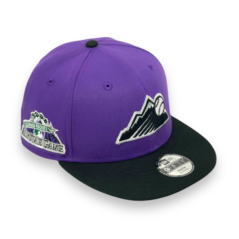 “KIDS” COLORADO ROCKIES (PURPLE / BLACK) (1998 ASG) NEW ERA 9FIFTY SNAPBACK